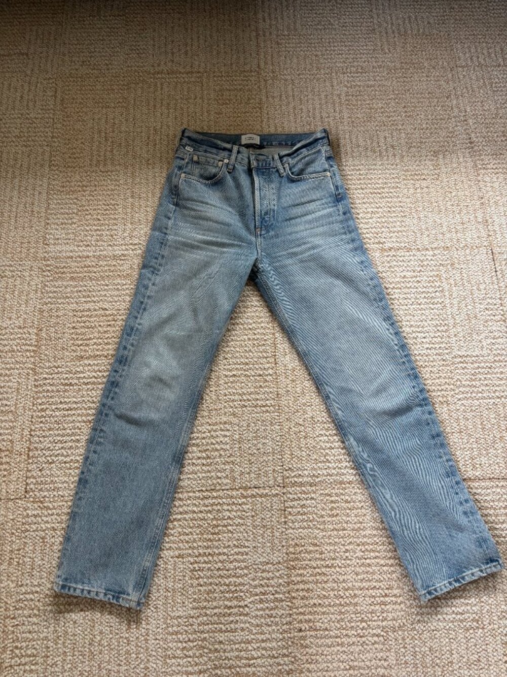 Blaine High Waist Ankle Straight Leg Jeans